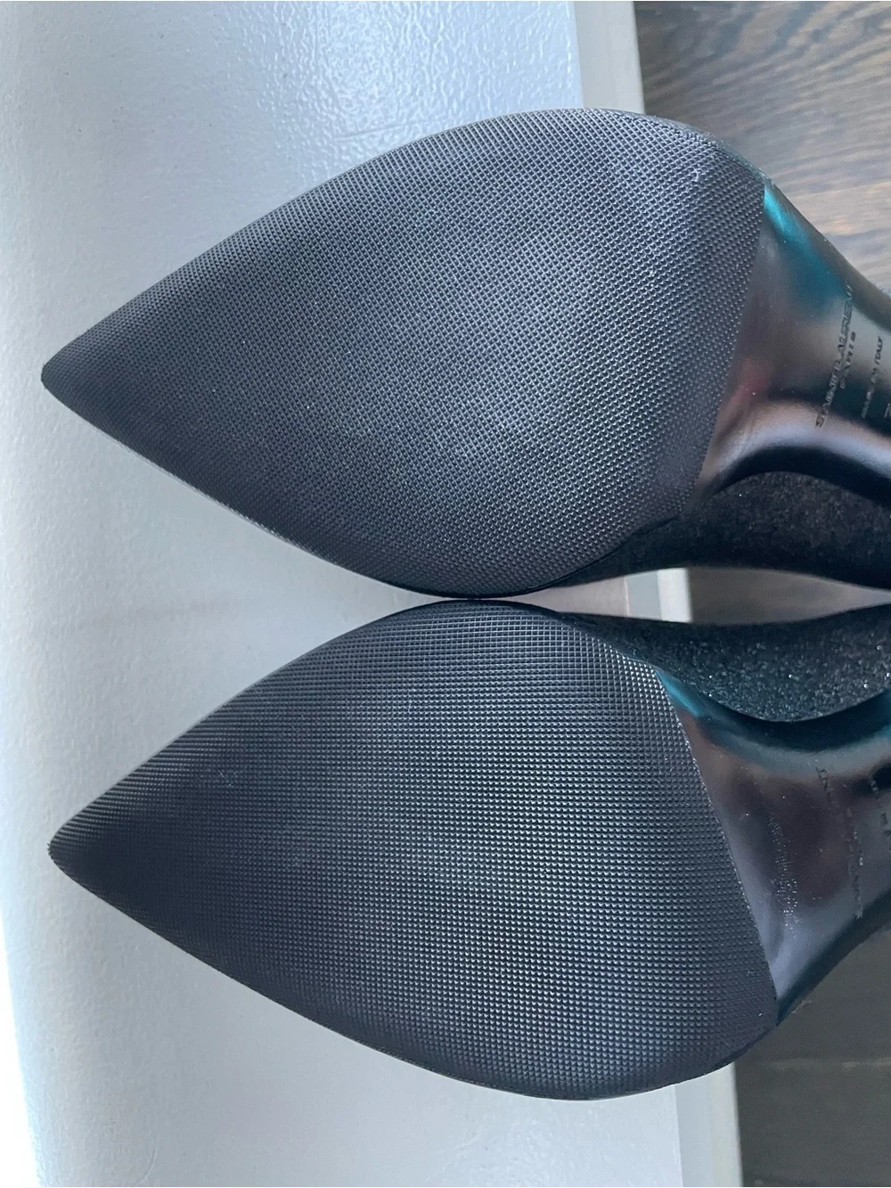 Saint Laurent Black Pointed-Toe Stiletto Heel - Picture 6 of 9